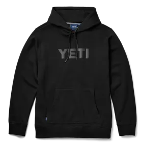 Brushed Fleece Hoodie Pullover Black