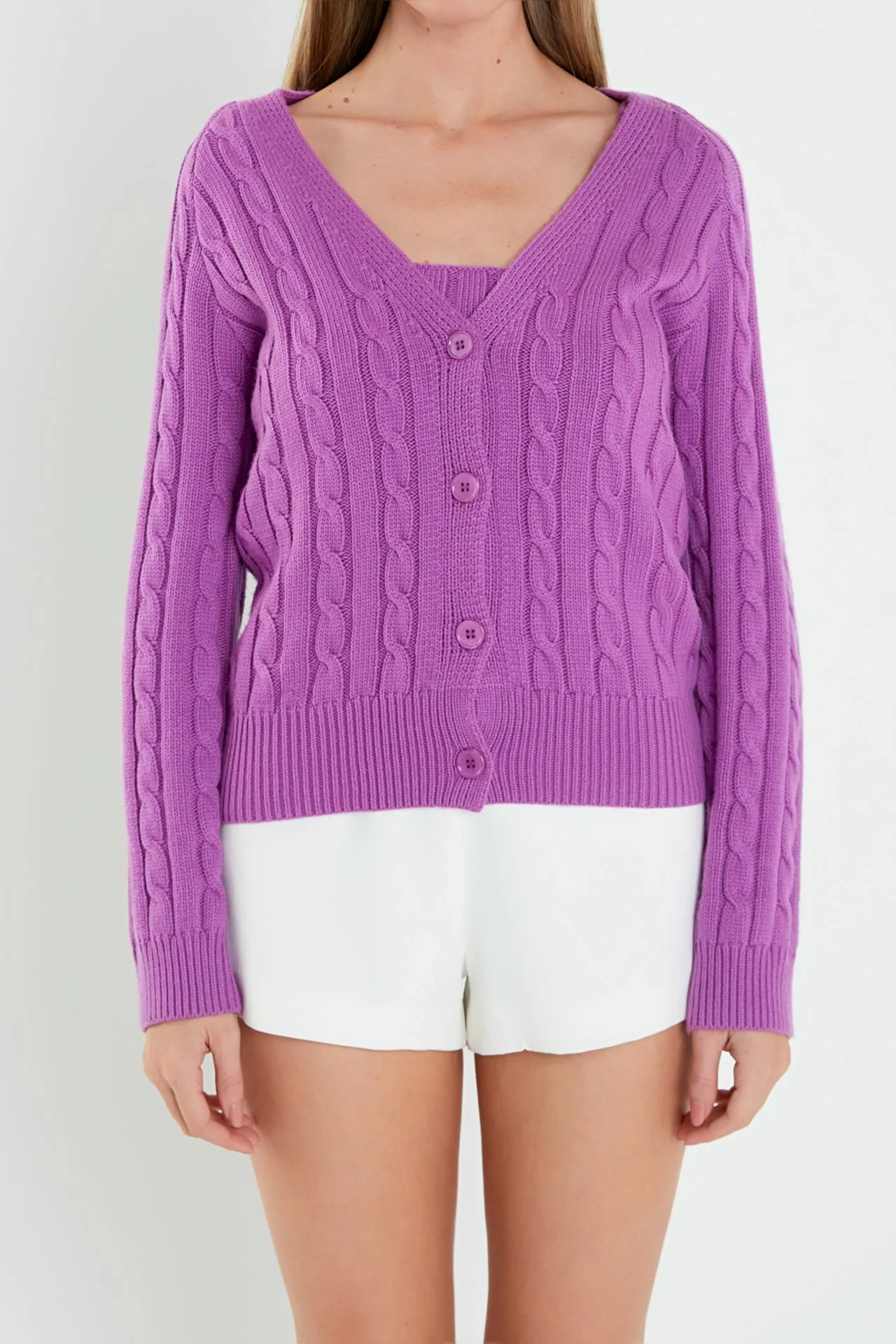 Cable Knit Cardigan
