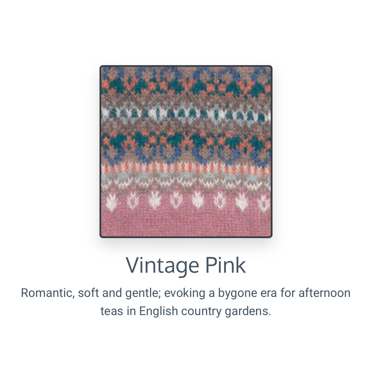 Eribe Alpine Cardigan In Vintage Pink