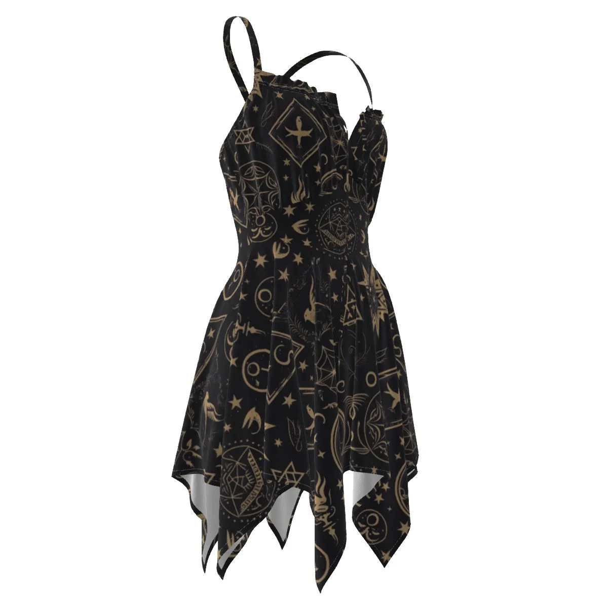 Mystical Symbols Slip Dress