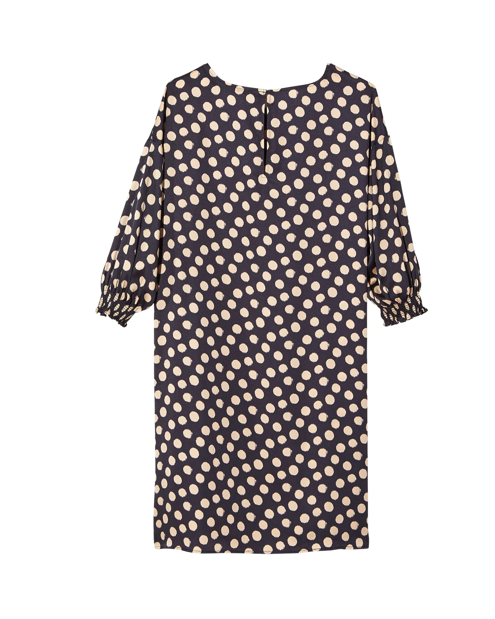 Pensacola Balloon Sleeve Dress | Black / Ivory