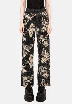 Silkmoth Knit Wide Leg Joggers