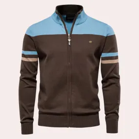 TIM - Lukket Strikket Cardigan til Mænd
