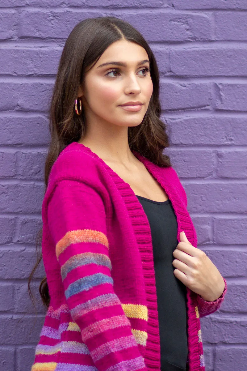 Universal Yarn Colorburst - Chroma Collection Patterns - Virtuoso Cardigan - PDF Download